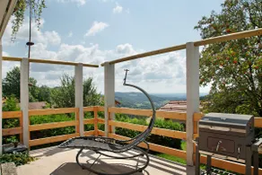 Chalet 'Sonnenwald' con vista sulle montagne, balcone e Wi-Fi - Image 3