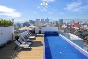 Radiant Rooftop 2BR in Central Condesa w AC & Pool - Image 3