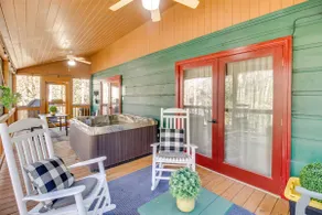 Secluded Cherry Log Cabin w/ Hot Tub + Swings! - Image 2