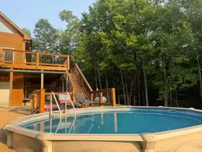 9 Oaks Log Cabin | Private Pool, Hot Tub + Lake - Image 2