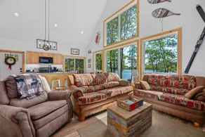 Lakefront Cabin w/ AC, Dock, Swim Raft, Fire Pit - Image 3