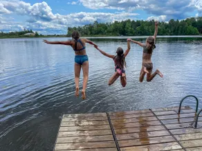 Lakefront Cabin w/ AC, Dock, Swim Raft, Fire Pit - Image 2