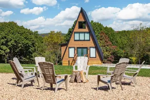 Romantic Ozark A-Frame | Hot Tub + Steam - Image 3