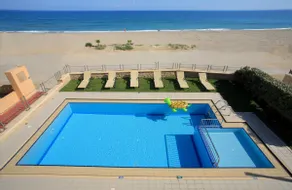 Irida beachfront Villa for 12 steps to amenities - Image 2