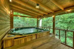 At Water's Edge Hot Tub Fish From Cabin Secluded - Image 2