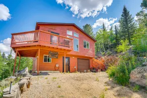 Deck & Views: Pet-Friendly Cabin in Jefferson! - Image 2