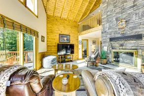 Deck & Mtn Views: Log Cabin By Snowshoe Mountain! - Image 5