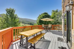 Deck & Mtn Views: Log Cabin By Snowshoe Mountain! - Image 2