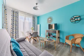 Familienfreundliches gemütliches Apartment mit Terrasse, Grill und beheiztem Pool - Image 5