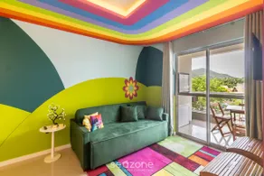 Rainbow-themed 2-bedroom apartment with barbecue OBP0301 - Image 3