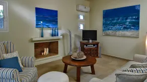 Villa Ouranos our dream in blue and cream with seaview and pool - Image 2