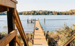 Stunning waterfront on bluff with sauna, firepit! - Image 2