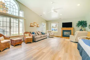 Steps to Long Lake Cabin with Patio in Harrison - Image 3