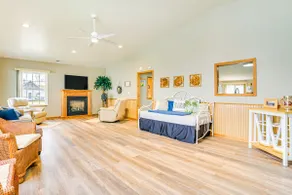 Steps to Long Lake Cabin with Patio in Harrison - Image 4