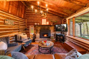 Stargazing Cabin | Fireplace • Fire Pit • Porch - Image 4