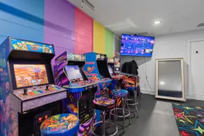 Vivid Vintage I Stock Tank Pool + Golf & Arcade - Image 4