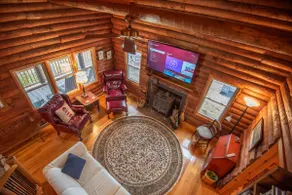 NEW! Lansing LOG Cabin Hot Tub + Views! - Image 4