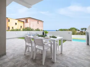 The terrace overlooking the pool by Interhome - Image 3