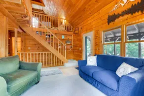 2 Mi to Boat Ramp: Log Cabin in New Hampshire - Image 4