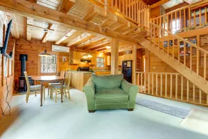 2 Mi to Boat Ramp: Log Cabin in New Hampshire - Image 5
