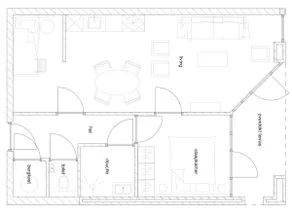 Tante Sien Vasse apartment 4 people 1 bedroom 55 m2 - Image 4