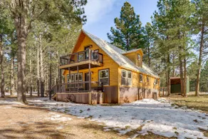 Hot Tub + Fireplace: Cozy Angel Fire A-frame Cabin - Image 2