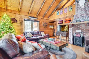 Deck & Fire Pit: Secluded Cabin Near Lake Francis! - Image 4
