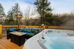 Creekside Aframe Hot Tub-1st FL King Suite Luv PET - Image 3