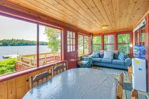 Dock, Beach, Views: Rustic Green Lake Cottage - Image 5