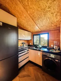 Evergreen 1BR Wood Cabin with Bassin & Terrace - Image 4