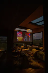 Tekoá Cabin - Glass ceiling and movie screen - Image 5