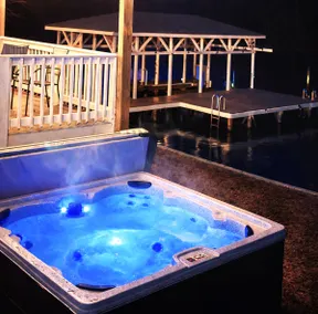 Lakeside Hot Tub, Fire Pit, King Beds - Image 3