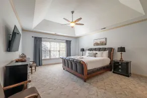 Cartersville Home with Basement Media Room & Yard - Image 3