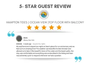 Hampton Tides-Ocean View-Top Floor With Balcony - Image 5