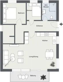 AlbLoft - Modern new apartment near City / Alb - Image 2