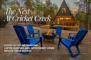 3BR Cabin Nestled by CricketCreek Private hot tub - Image 2