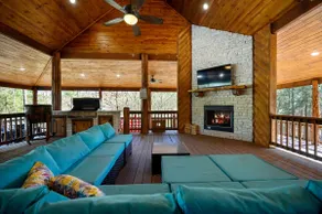 Sleeps 24 * Luxe Pool Cabin Secluded w/Game Room - Image 2