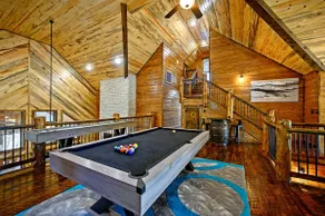 Sleeps 24 * Luxe Pool Cabin Secluded w/Game Room - Image 3