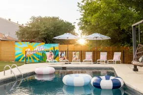 Uptown Oasis | Pool Spa Karaoke Game-Room Fire Pit - Image 2