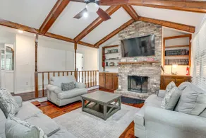 Patio + Pool Table: Lake Marion Getaway - Image 4