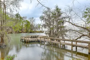 Patio + Pool Table: Lake Marion Getaway - Image 3