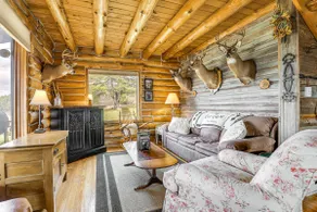 Fish & Hike on 180 Acres! Log Cabin in Almond - Image 5