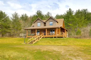 Fish & Hike on 180 Acres! Log Cabin in Almond - Image 3