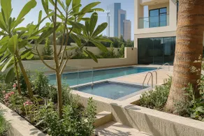 Serene Studio | Balcony, Pool & Gym in JVC - Image 5