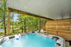 Lakefront Pocono Chalet | Dock | HotTub | Sauna - Image 5