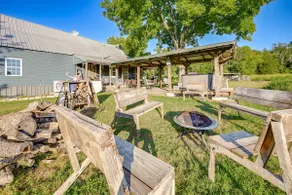 Hot Tub & Creek Views: Secluded Perryville Cabin - Image 3