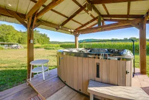 Hot Tub & Creek Views: Secluded Perryville Cabin - Image 2