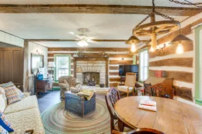 Hot Tub & Creek Views: Secluded Perryville Cabin - Image 4