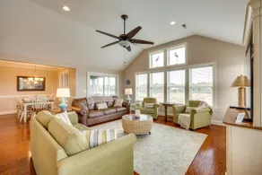 Walk to Beach: Oak Island Retreat w/ 210-yard Dock - Image 4