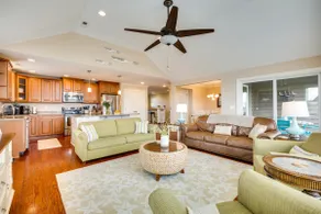 Walk to Beach: Oak Island Retreat w/ 210-yard Dock - Image 3